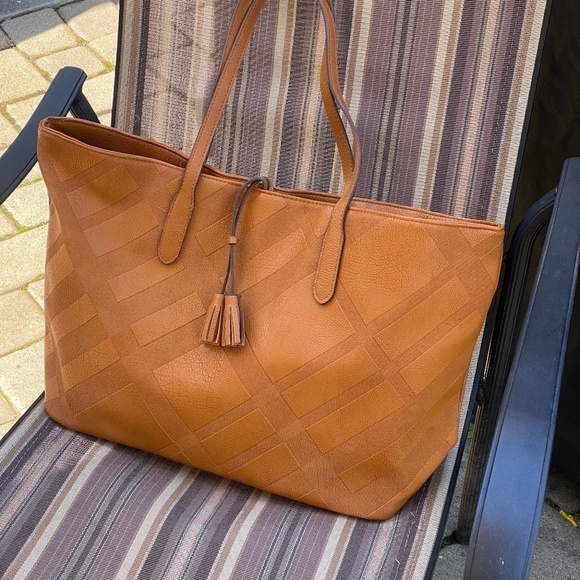 STUNNING large brown tote - Picture 1 of 5